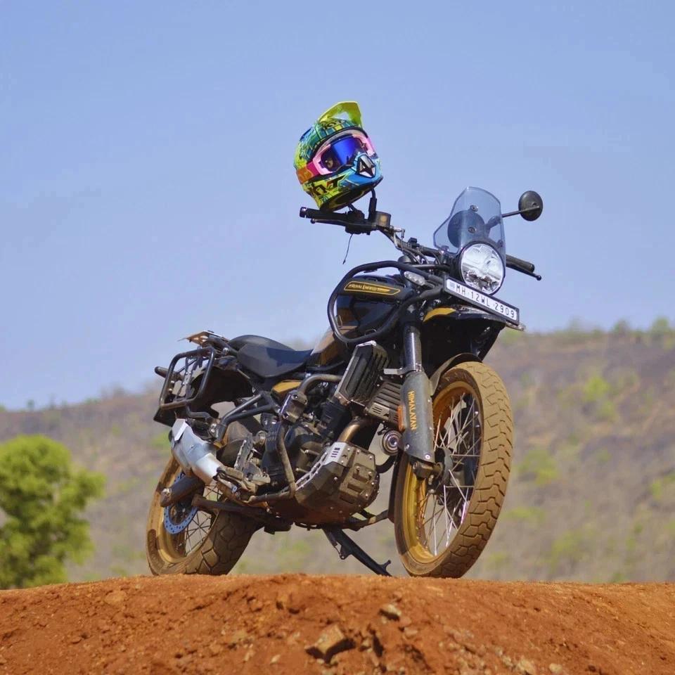 Radiator Guard Fits Royal Enfield Himalayan 450 | Black - Silver