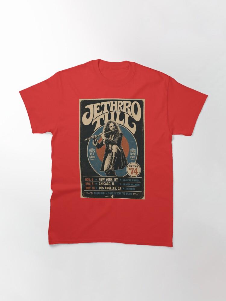 Jethro Tull Jethro Tull 1974 Tour Poster Classic T-Shirt