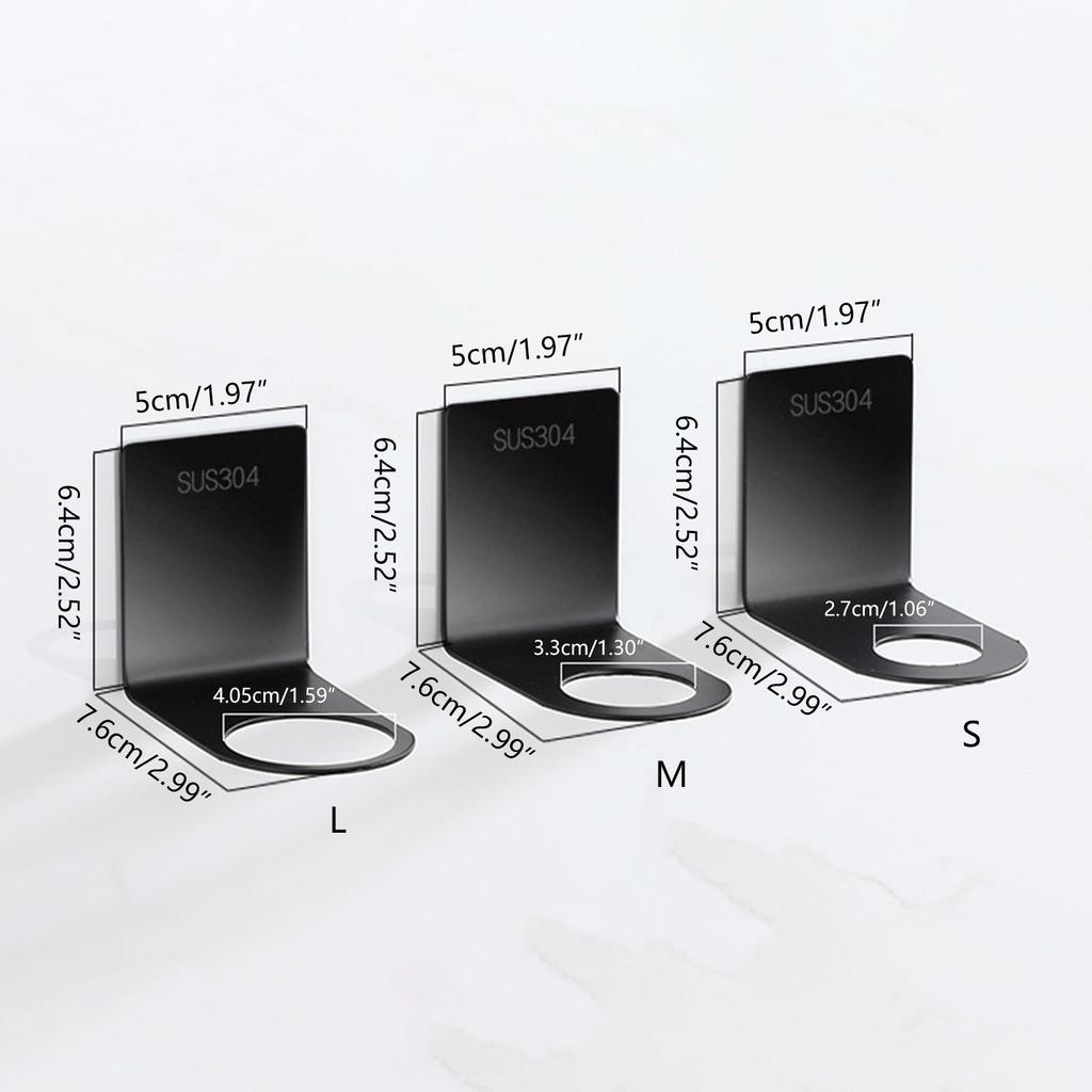 2 PCS Soap Bottle Holder Hand Sanitizers Hanging Rack Wall Mounted Pump Hanging Rack for Kitchen Bathroom Bottle Holder