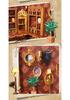 Handmade Retro 3D Stereoscopic Induction Light Book Holder Model
