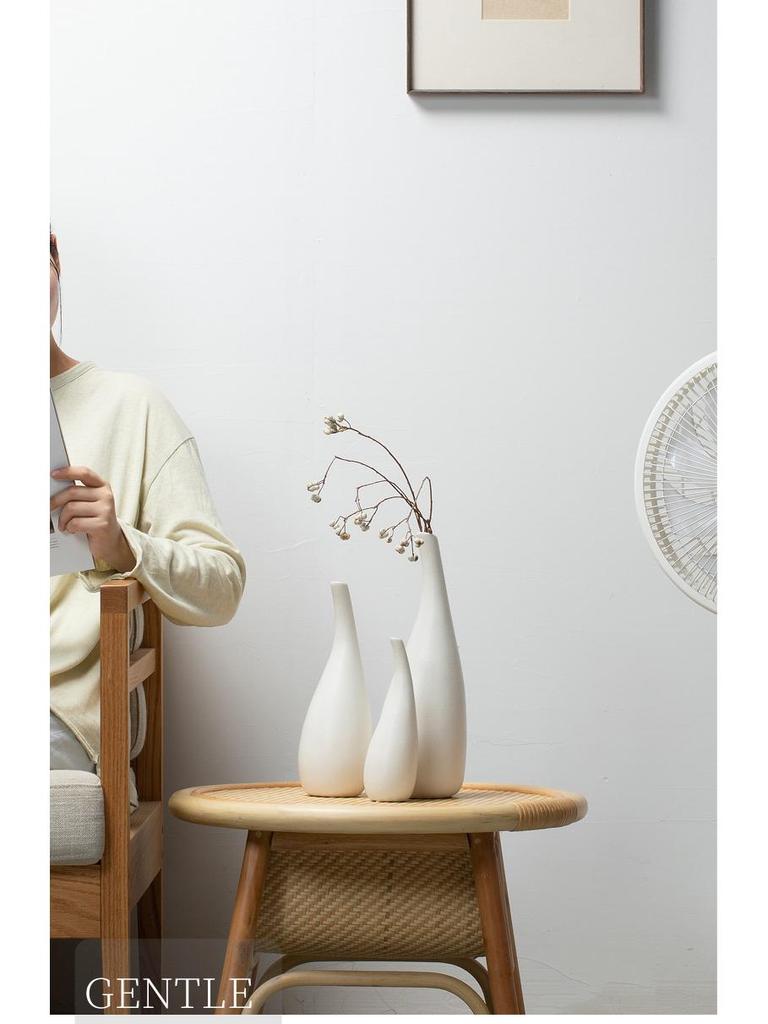 Modern Feng Shui Ceramic Flower Vase for Home Decor