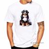 Bernese Mountain Dog Animal Printed T Shirt MenS Clothing Funny White Tshirt Homme Summer Fashion TShirt
