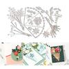 Flower Bouquet Cutting Dies Embossing Stencils Cuts Stencils Metal Die Cuts for Scrapbooking Card Scrapbook Decoration