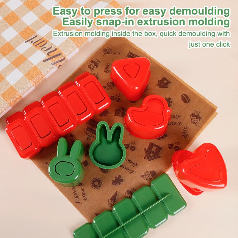 Cute Sushi Tools Onigiri Molds Rabbit Animal Shape Sushi Kids Rice Mashed Potato Pumpkin Mash Baking Supplies Kitchen Gadgets