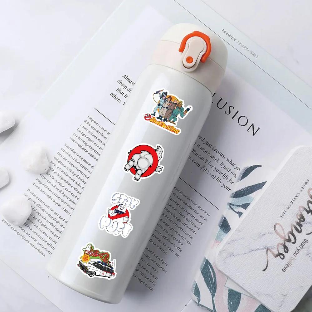 53PCS Ghostbusters Cartoon Stickers Frightened Movie Sticker Game Decals Scrapbook Luggage Laptop Guitar Bike Funny Toy