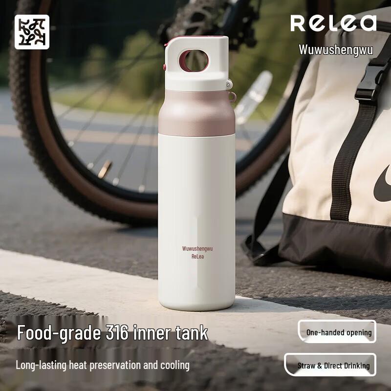 Insulated Dual-Drink Sport Water Bottle