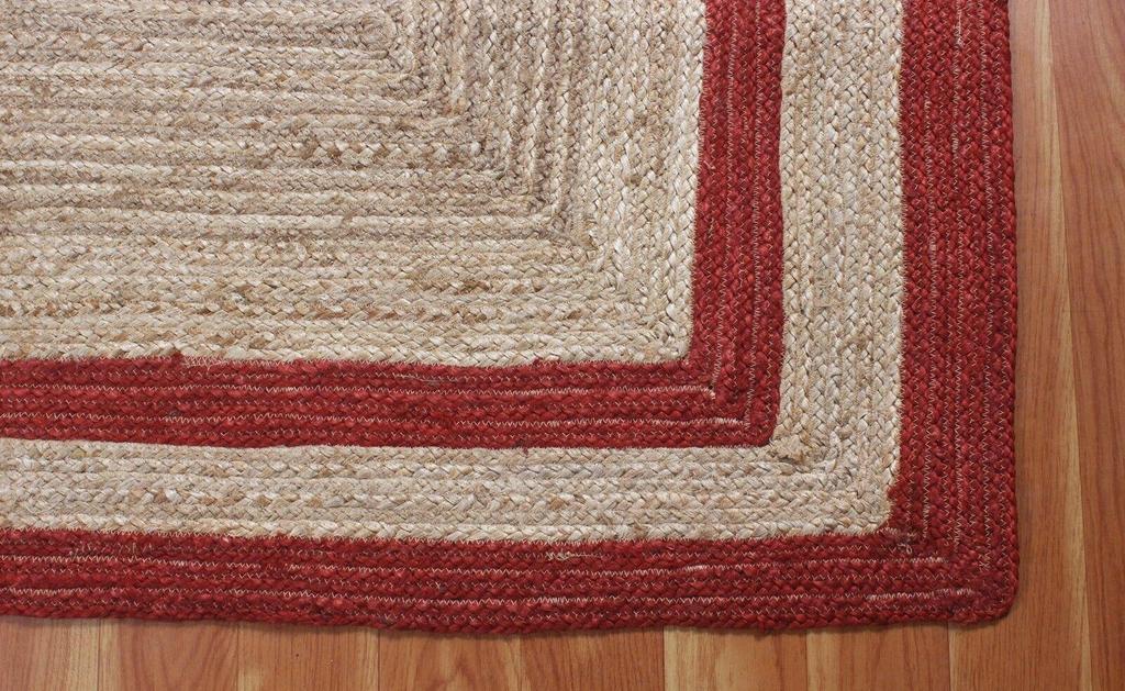 Jute Handmade Rug Round Natural Rug for Any Space Look Rustik Decor For Any Space
