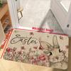 1Pcs Rabbit Anti Fatigue Kitchen Rugs Waterproof Non-Slip Thick Cushioned Kitchen Mat Heavy Duty Comfort Standing Mat for Kitchen