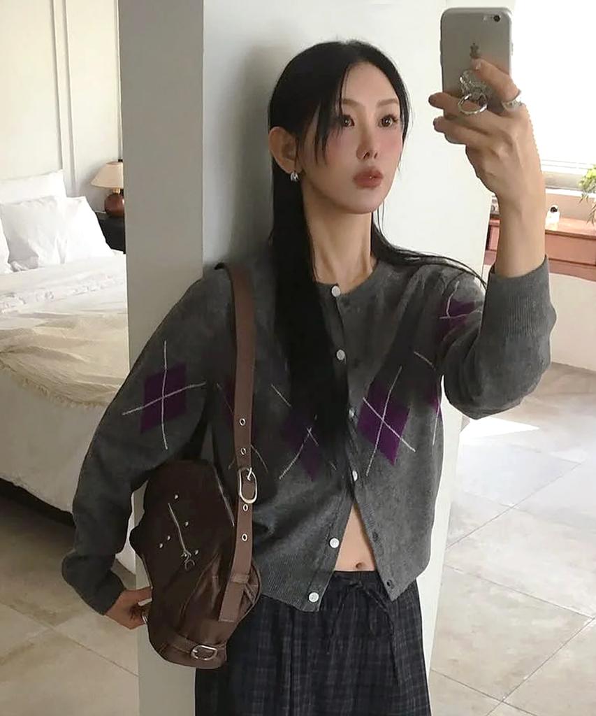 Raiment Side Belt Stud Brick Bag_Brown