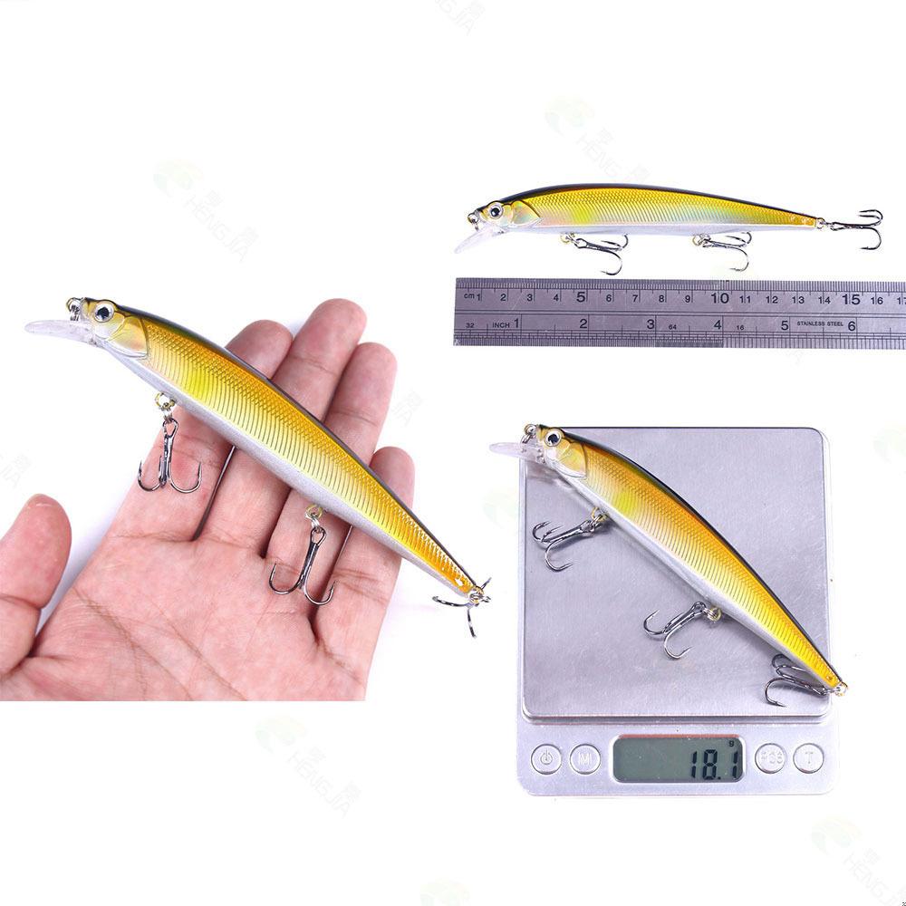 1Pcs 14cm/18g Casting Minnow Crank  Fishing Lures Wobbler Laser Artificial Bait  Sea Tackle Luers