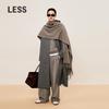 2024 Winter Stand-Collar Long Alpaca Wool Blend Coat