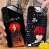 Death Note Kira Light Mobile Phone Case for Samsung Galaxy S26 S25 S24 S23 S22 S21 S20 Note20 Plus FE Ultra Glass Colorful Cover
