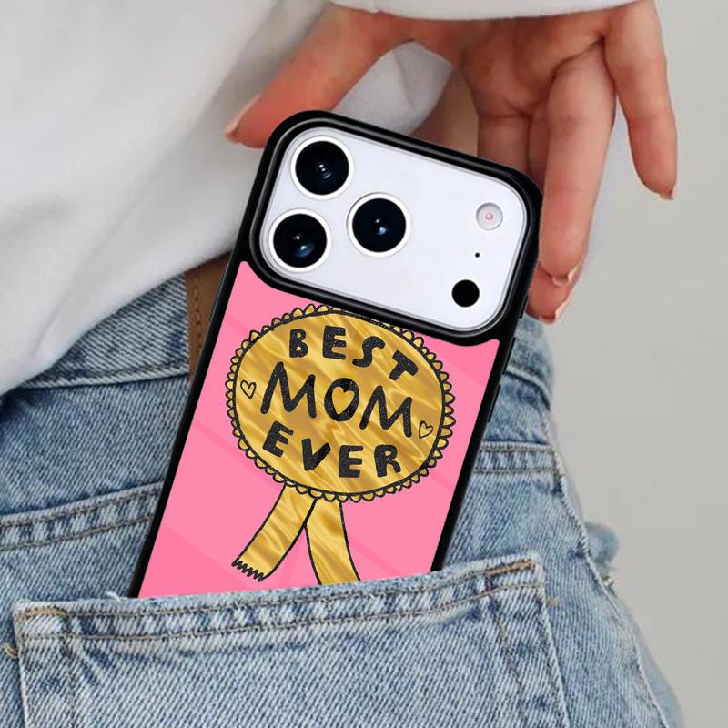 Best Mom Never Phone Case for iPhone 16e 15 14 13 12 17 Pro Max Plus Air 17pro Cover Coque
