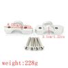 Motorcycle Handlebar Riser Extension Adapter BMW R1300GS 15mm Height Increase Aluminum