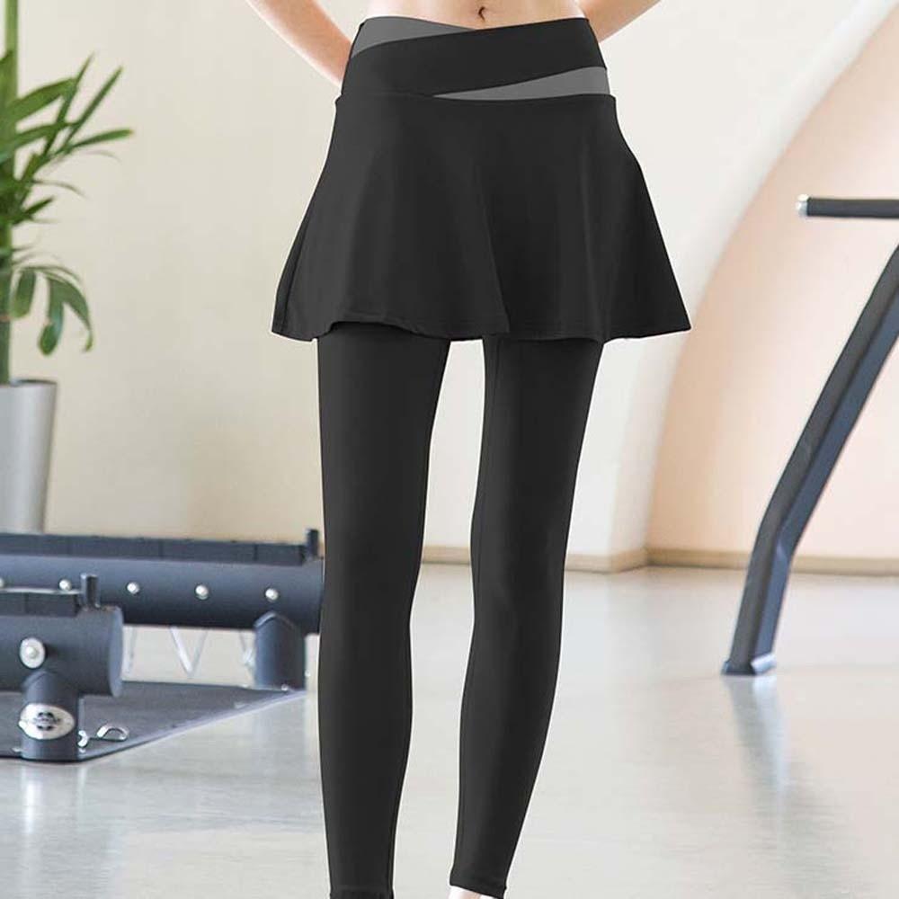High Waist Elastic Pants Skirt Tight Sports Yoga Pants Sculpting Leggings Fitness Leggings Pilates