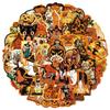 50 Pcs Vintage Halloween Funny Graffiti Stickers - Waterproof Scary Decals for Decor On Water Bottles, Luggage AnimeWorlds Store