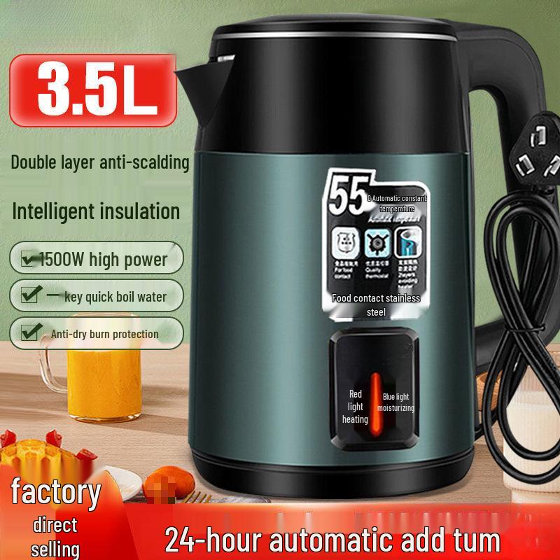 Smart Electric Kettle, Double Layer Anti-Scald, Durable Insulation, Rapid Boil, Fast Heating