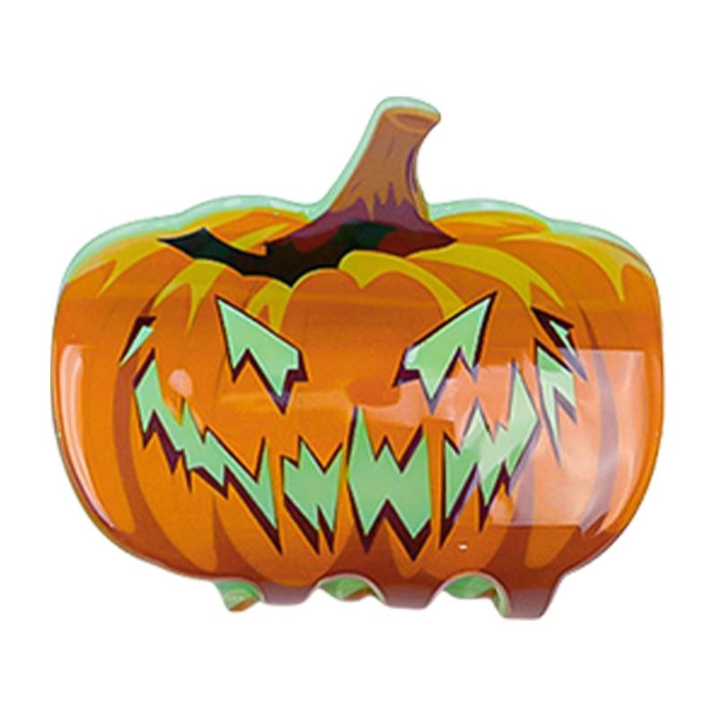 Pinza per Capelli Artiglio per Capelli Zucca Ornamento Grande Presa Barretta di Halloween