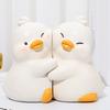 1 Pair Hug Duck Book End Cartoon Anti-slip Heavy Duty Resin Craft Home Office Desktop Book Stopper Holder Animal Ornament Figure Figurine Statue