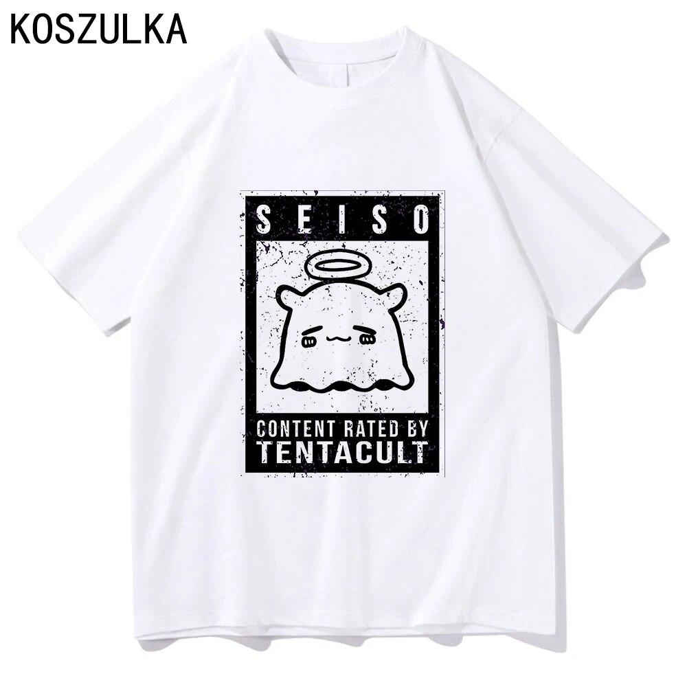 Hololive Takodachi T-shirt High Quality Cotton Tee Shirt Summer T Shirts Graphic Sudaderas Tako Unisex/women Hip Hop Sweatshirts Unisex