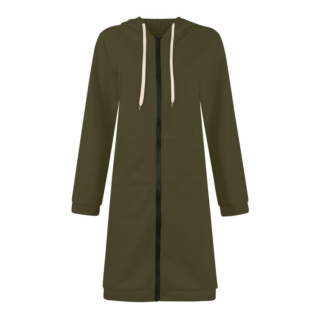 Women's Fashion Loose Jacket Zip Cardigan Padded Sweatshirt