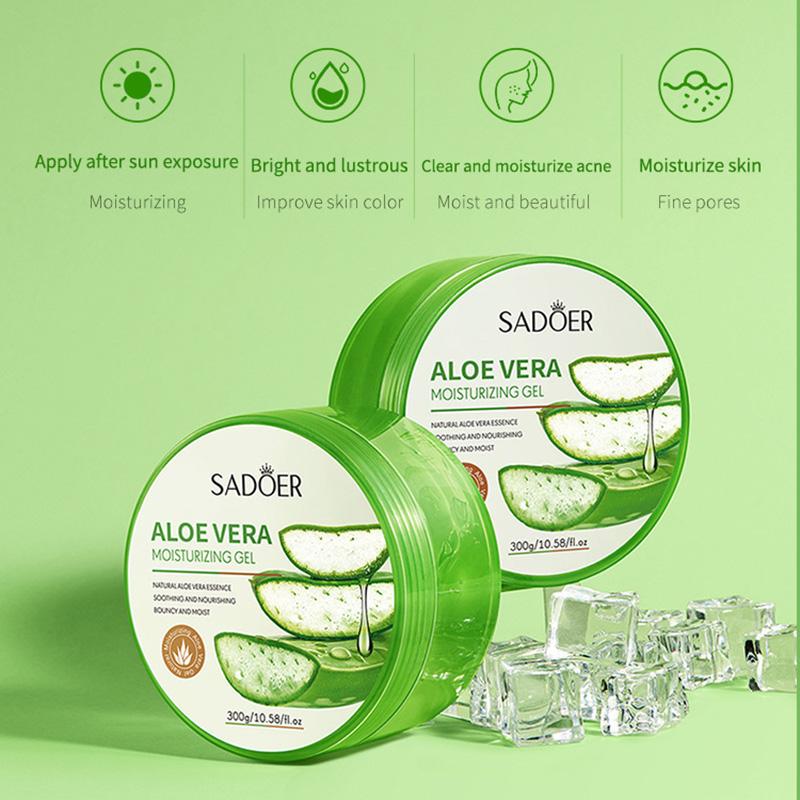 300g SADOER Aloe Vera Gel Creams Moisturizing Whitenting Nourishing Anti Wrinkle Hydrating Face Cream Skin Care
