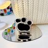 Large Capacity Powder Blue Denim Cat Pencil Case for Middle School, Cute Cartoon Stationery Box with High Appearance Value