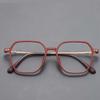 Fashionable Square Glasses Ultra Light PC Frame Unisex Minimalist Design Decorative Eyewear for Men and Women