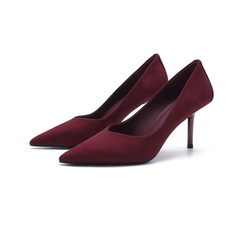 

878-2 Внешняя торговля сексуальный леопардовый принт не устающие ноги одинарная обувь женская французская красивая остроносая шпилька замшевые высокие каблуки 40