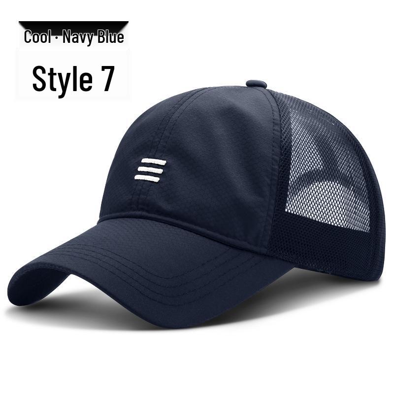 Men's and Women's Korean Style Sun Protection Mesh Baseball Cap for Cycling