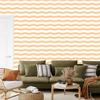Striped wallpaper with a clear detail, cream for the living room and bedroom 50x1000