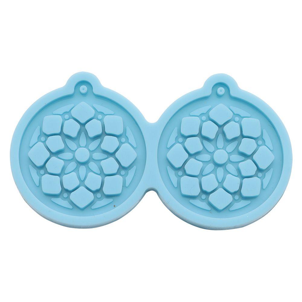 Necklace Crafts Silicone Epoxy Resin Mold Earrings Mold Keychain Pendant Ear Studs