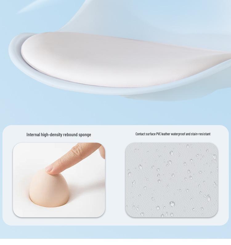 Banco de Bar Giratório PET Transparente Minimalista Moderno