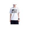 Li-Ning Badfive Printed Sports Round Neck Short Sleeve T-Shirt Men Tops White AHSQ701-2
