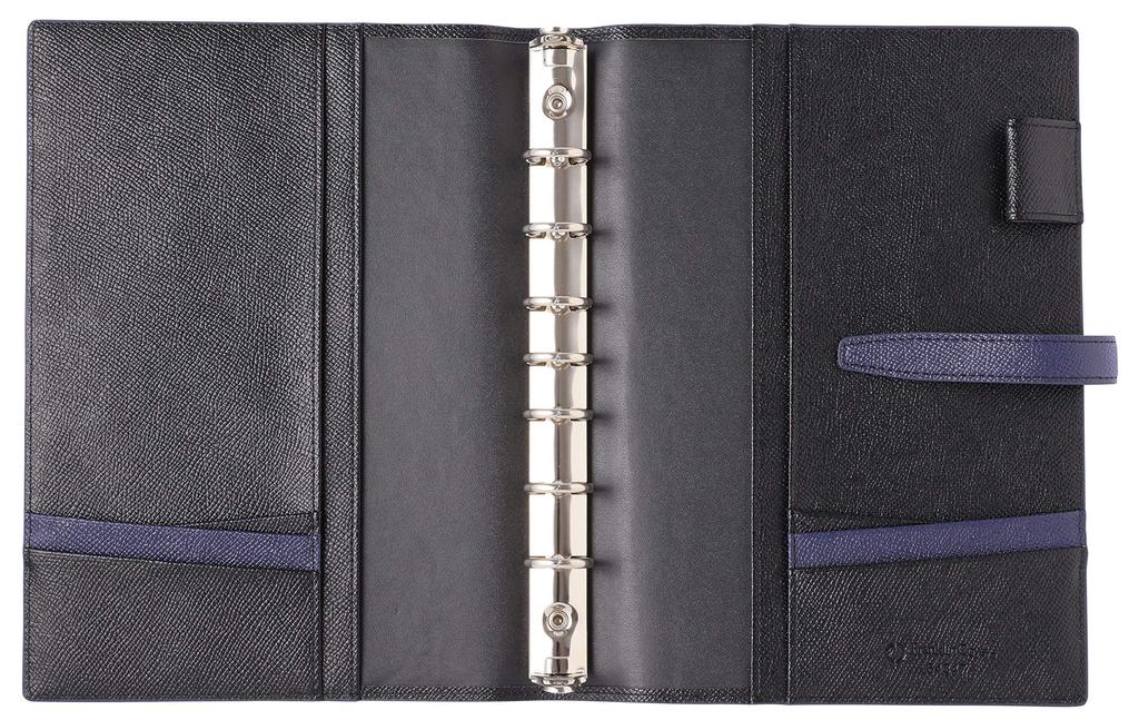 Franklin Planner Color Noblesse III Binder, Classic, 20mm, Navy, 64347