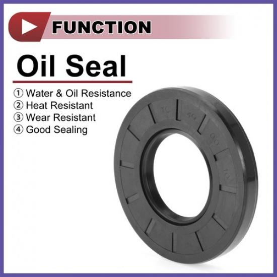 Radialwellendichtring Öldichtung Nitril 70 Durometer Gummi 40x80x10mm 5 Stück