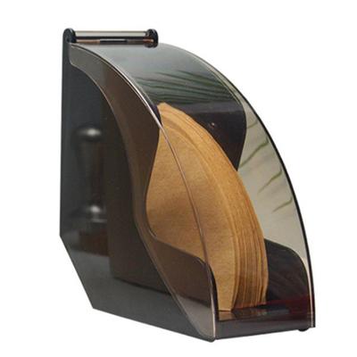 Dust-proof Acrylic Paper Storage Hand-drip Coffee Filter Rack Container Holder