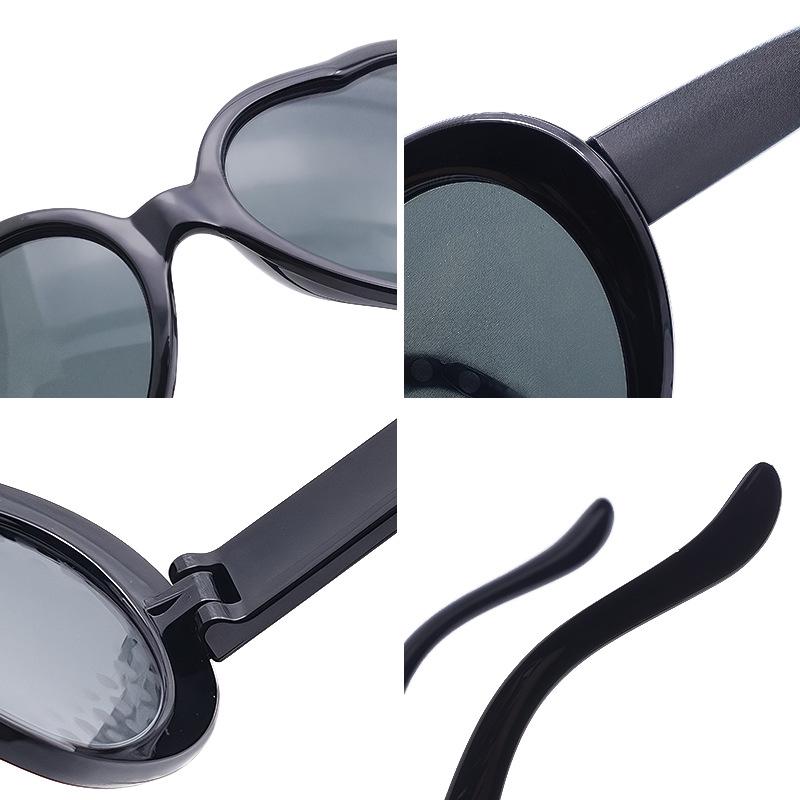 Romantic Heart-Shaped UV Protection Sunglasses - Mood Changing, Date Essential