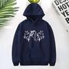 Horse Head Pattern Print Hoodies For Women Fashion