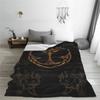 Tomorrowlands Music Festival Symbol Blanket Electric Dance DJ Fuzzy Funny Warm Throw Blankets for Coverlet Spring Autumn Outdoor