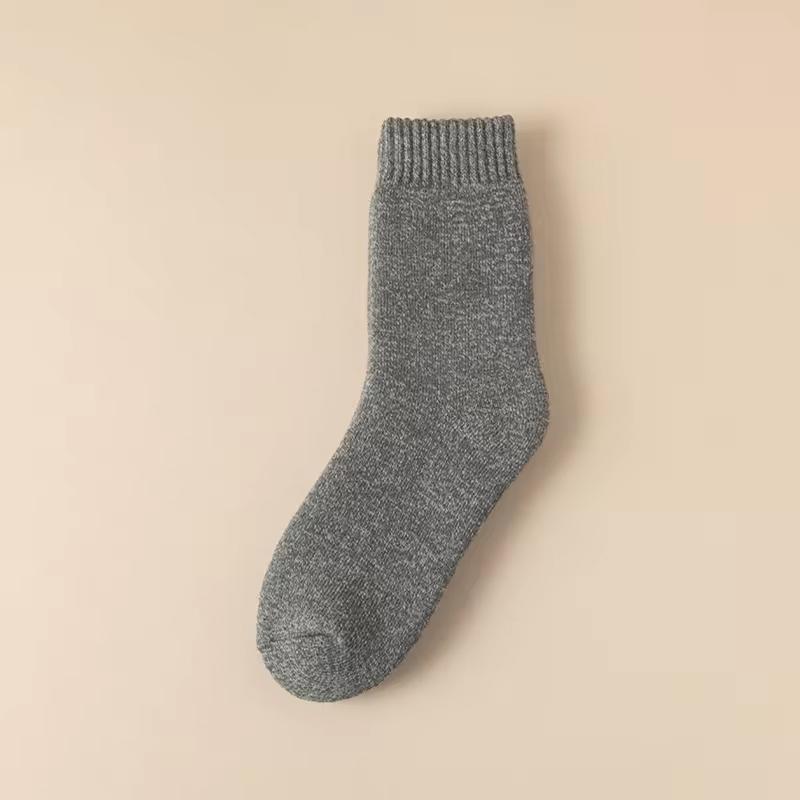 3 Pairs Boot Socks for Women Thermal Socks For Thick Winter Outdoors Warm Socks Soft Warm Classic Big Girl Cotton Socks