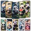 Phone Case for Xiaomi Poco F7 F6 F5 F4 F3 X7 X6 X5 X4 X3 NFC M4 C51 C55 GT 5G Soft TPU Cover Capas Cartoon Lovely Panda Fundas