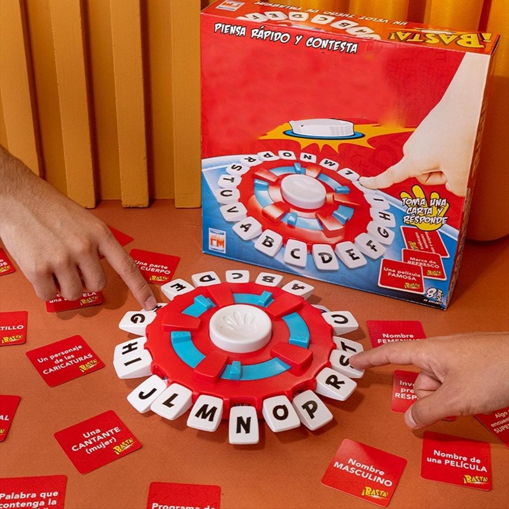 New Spanish Board Games Fast-Paced Family Table Game The Quick Thinking Letter Pressing Family Word Interactive Games