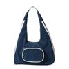 2026 High-end Design Multiple Pockets Bags Simple Commuting Shoulder Bags Corduroy Solid Color Zipper Large Capacity Casual Tote