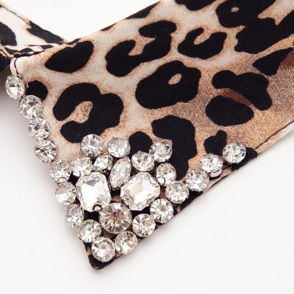 Elegant Neck Accessory Leopard Design Decorative Faux Collar New Detachable Collar  Wedding