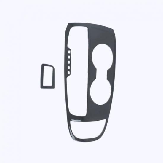 Black Titanium Gear Shift Panel Cover Trim For 2018- Chevrolet Chevy Equinox