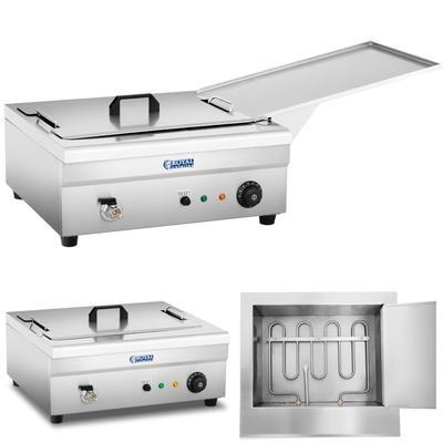 Fish Donut Fryer with Drip Tray 3200W 230V 14L