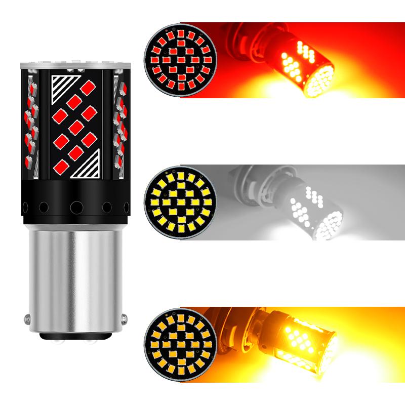 1156 BA15S P21W BAU15S PY21W 1157 BAY15D P21/5W 2016 70SMD Canbus Bez Błędu Żarówka LED Kierunkowskaz Lampka Cofania Samochodowa 12V