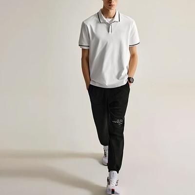 Li Ning Polo Shirt Men's Standard White APLU109-3