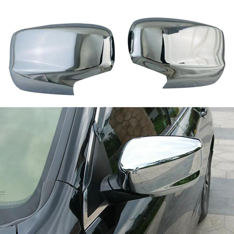 

For Honda Accord 2008 2009 2010 2011 2012 ABS Car Chrome Rearview Side Mirror Cover Wing Cap Exterior Door Housing Shell Trim